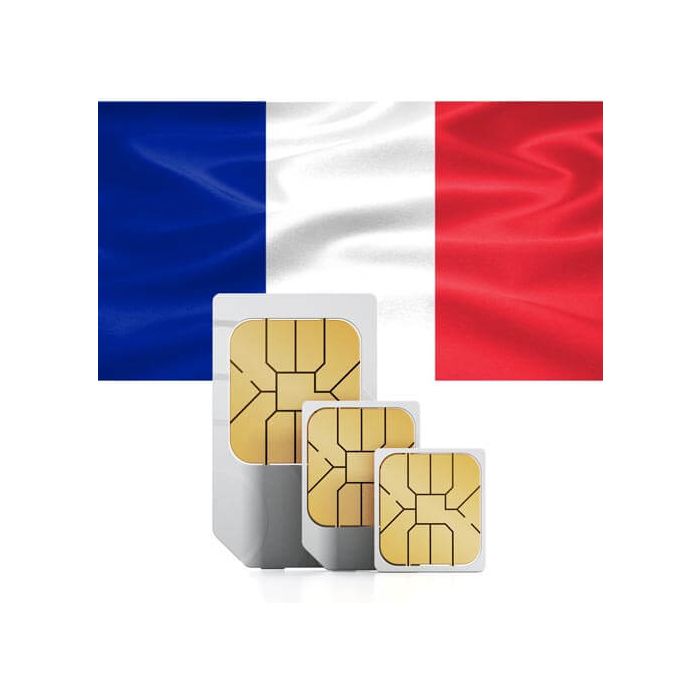 Carte SIM prépayée ou eSIM pour les touristes en France. (Ubigi)