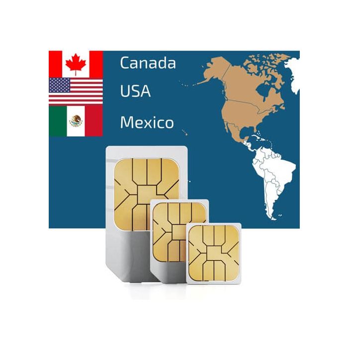 Carte SIM de voyage prépayée pour le Mexique - AT&T