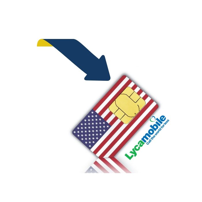 SIM Of – (USA) Card Lycamobile travSIM Our Recharge