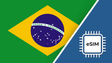 Brazil eSIM – Travel connectivity for Brazil. Image featuring the Brazilian flag and an eSIM icon.
 