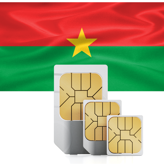 Burkina Faso Prepaid-Reise-SIM-Karte
