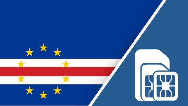 Cape Verde SIM Card – Travel connectivity for Cape Verde. Image featuring the Cape Verde flag and a SIM card icon.