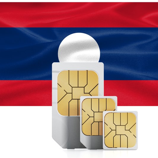 Carte SIM de voyage prépayée Laos