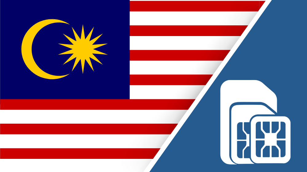 Malaysia SIM Card – Travel connectivity for Malaysia SIM Card. Image featuring the Malaysian flag and a SIM card icon.
 