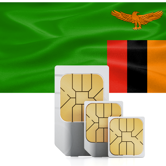Prepaid-Reise-SIM-Karte für Sambia