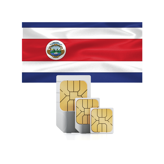 Costa Rica Prepaid-Reise-SIM-Karte