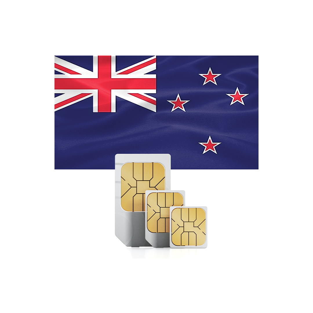 New Zealand prepaid travel SIM card