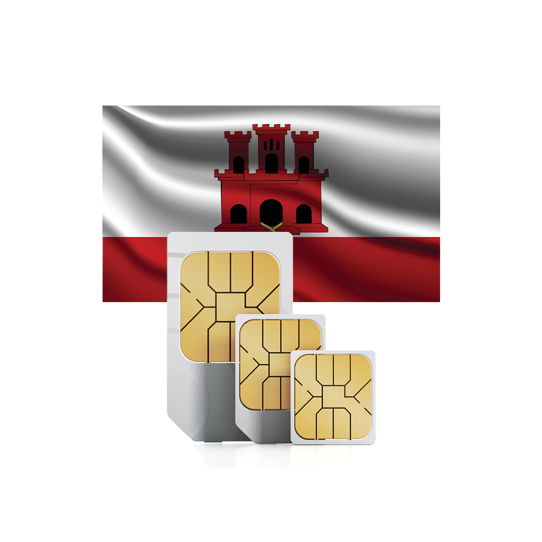 Gibraltar prepaid travel SIM card
