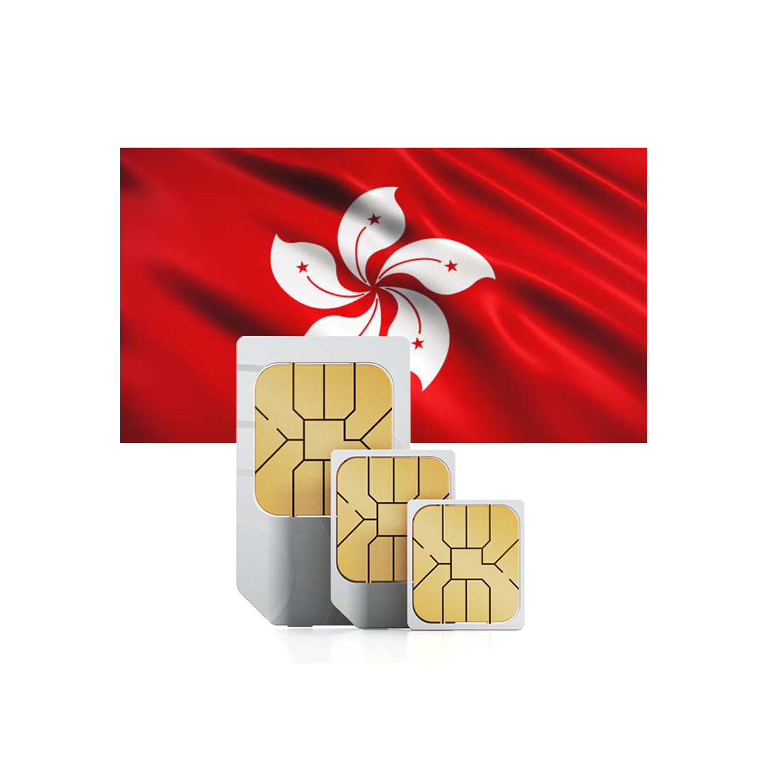 Hong Kong prepaid travel SIM card