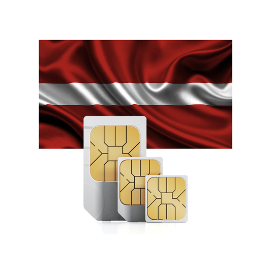 Latvia Prepaid travel SIM Card