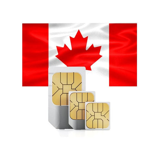 Canadian Data Only Prepaid Travel SIM Card for Tourists