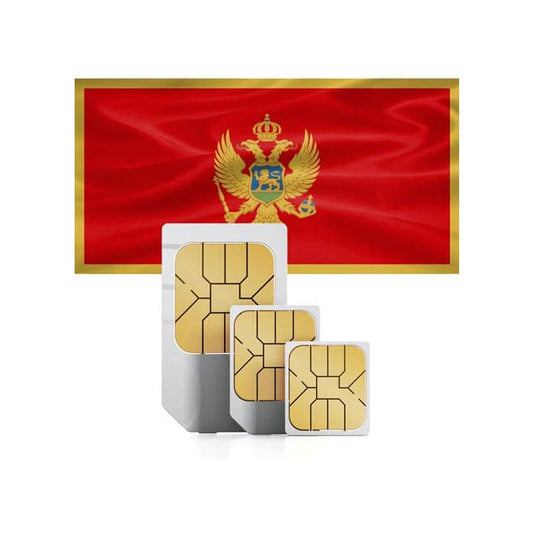 Montenegro Prepaid-Reise-SIM-Karte