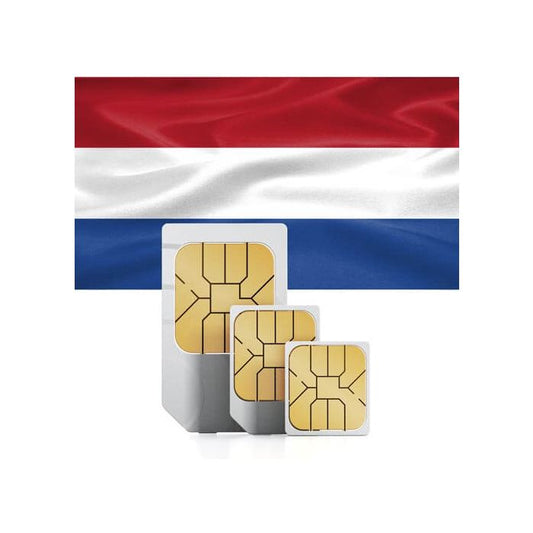 Pays-Bas (Hollande) Carte SIM de voyage prépayée 