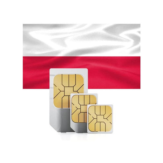 Prepaid-Reise-SIM-Karte für Polen