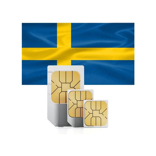 Schweden Prepaid-Reise-SIM-Karte